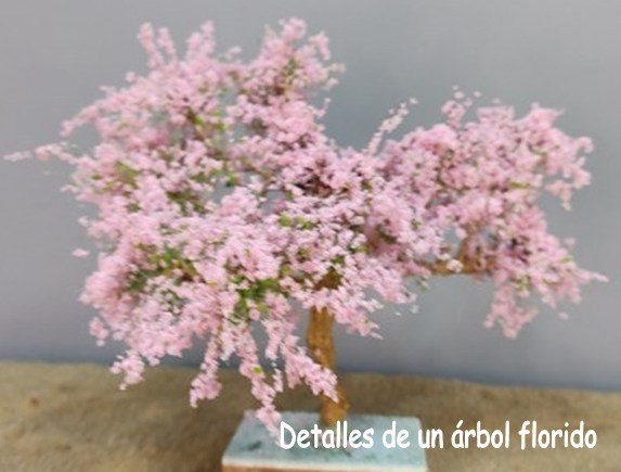 Detalles de un árbol florido